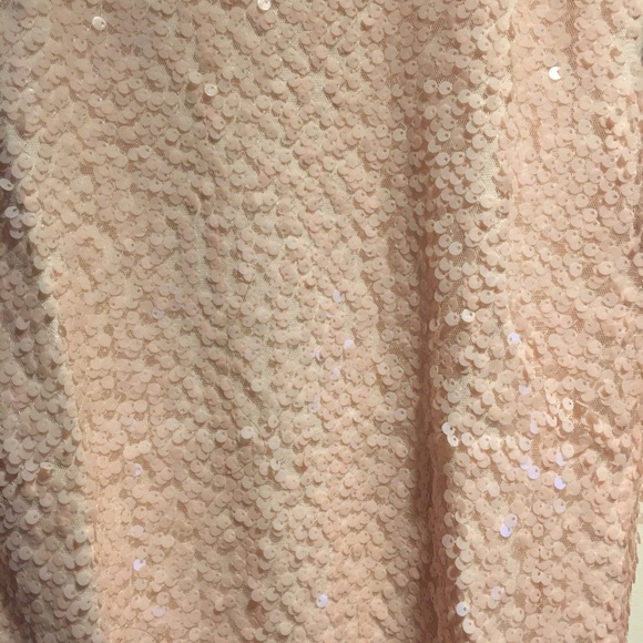 J Crew pink sequins front long sleeve T-shirt XS - Picture 3 of 7